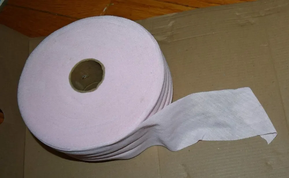 Vtg Pink Roll Stretchy Knit Bias Edging Seam Sewing Trim 2